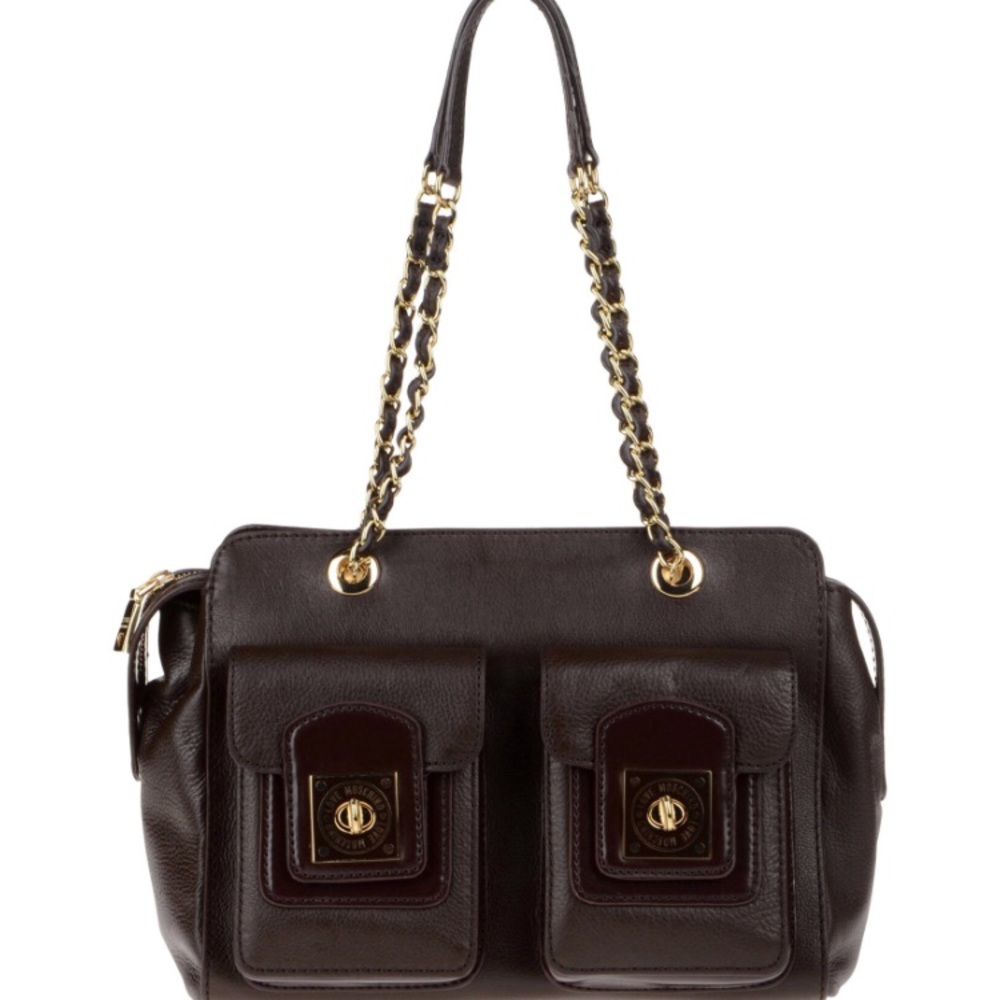 Love Moschino Satchel Bag with chain straps